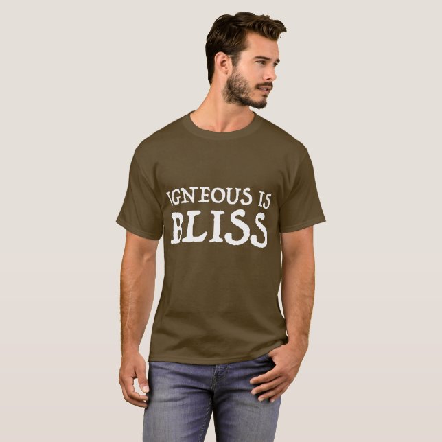 Igneous är salighet tee shirt (Hel framsida)