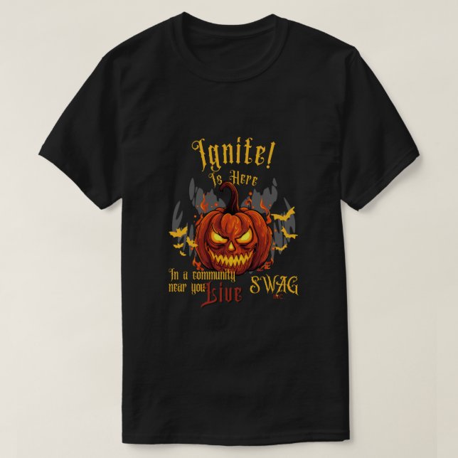 IGNITE! Halloween Thned Tee (Design framsida)