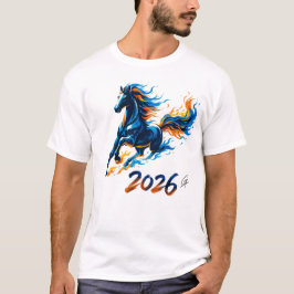 IGNITE,Midnight Ember Stallion Graphic T Shirt