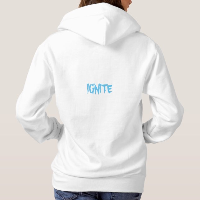 Ignite, stryk mig, hoodie merch t shirt (Baksida)