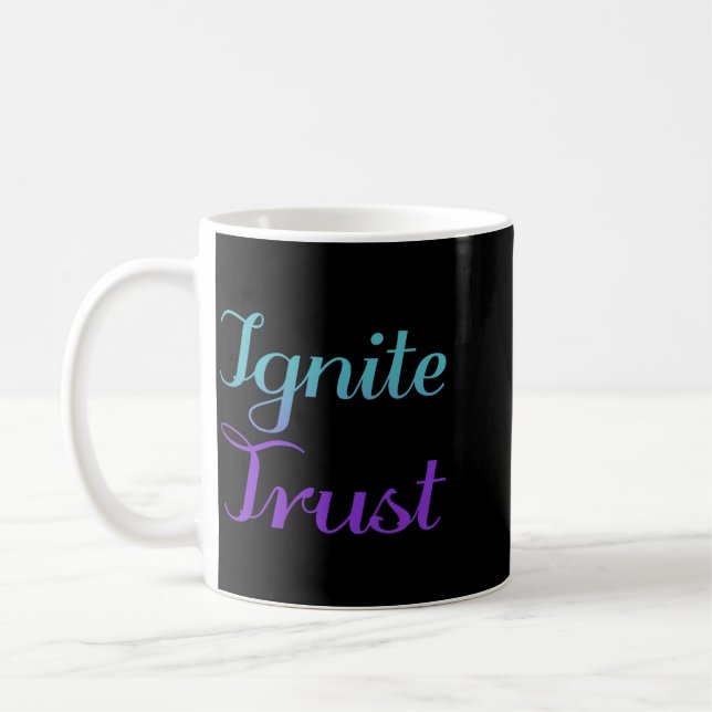 Ignite Trusts förebyggande konstverk Kaffemugg (Vänster)