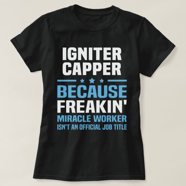 Igniter Capper T Shirt (Design framsida)
