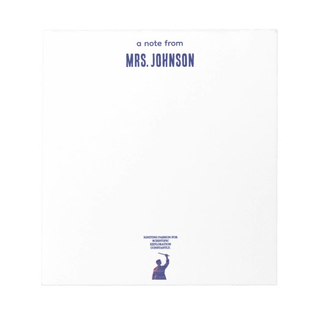 Igniting Passion Scientific Exploration Constantly Anteckningsblock (Framsida)