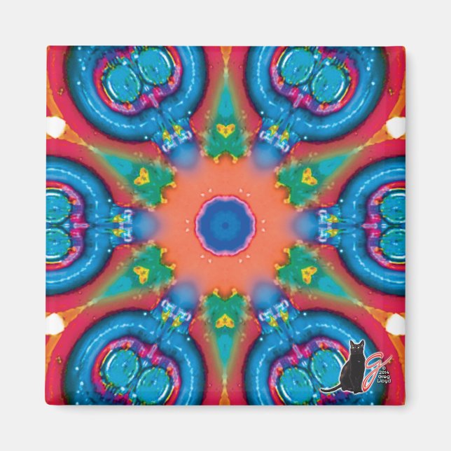 Ignition Kaleidoscope Magnet (Framsidan)