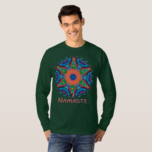 Ignition Namaste Kaleidoscope T-Shirt (Hel framsida)