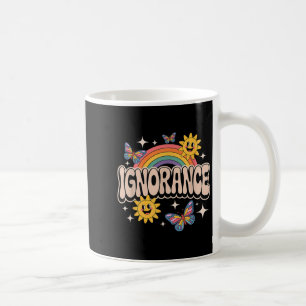 Ignorance Funny Retro Ironic Sarcastic Cute Memine Kaffemugg