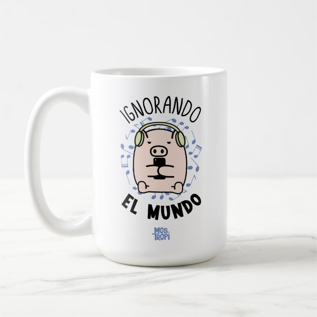│Ignorando el mundo Kaffemugg (Vänster)
