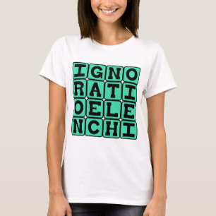 Ignoratio Elenchi, Irrelevant Slutsats Latin T Shirt