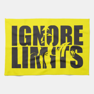 IGNORE LIMITS - Dold - Workout Motivative Kökshandduk