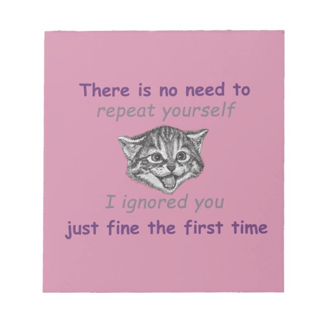 Ignorera dig anteckningsblock (Framsida)