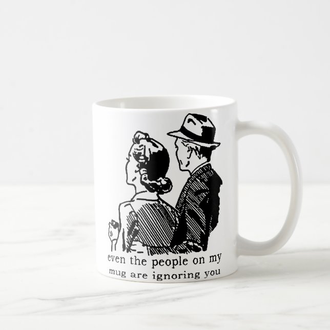 Ignorera Dig Rolig Mugg Humor (Höger)