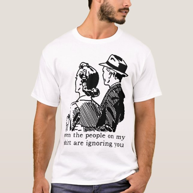 Ignorera Dig Rollig Tröja Humor (Framsida)