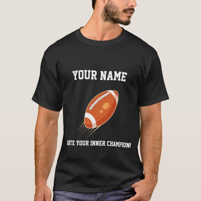"Ignorera din inre mästare!" RUGBY TEAM T Shirt (Framsida)