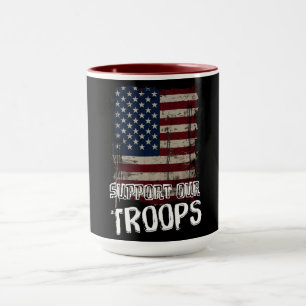Ignorera din patriotism - stöd våra trupper - 4 ju mugg