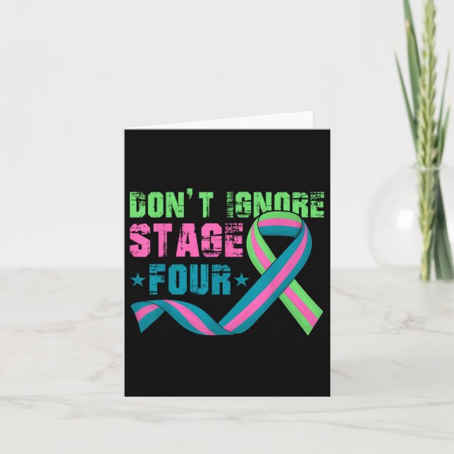 Ignorera etapp fyra metastaserande bröstcancersvam kort (Framsida)