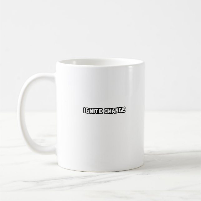 Ignorera förändringen Innovation Revolutionary Min Kaffemugg (Vänster)