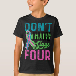 Ignorera inte bröstcancer i stadium fyra med metas t shirt