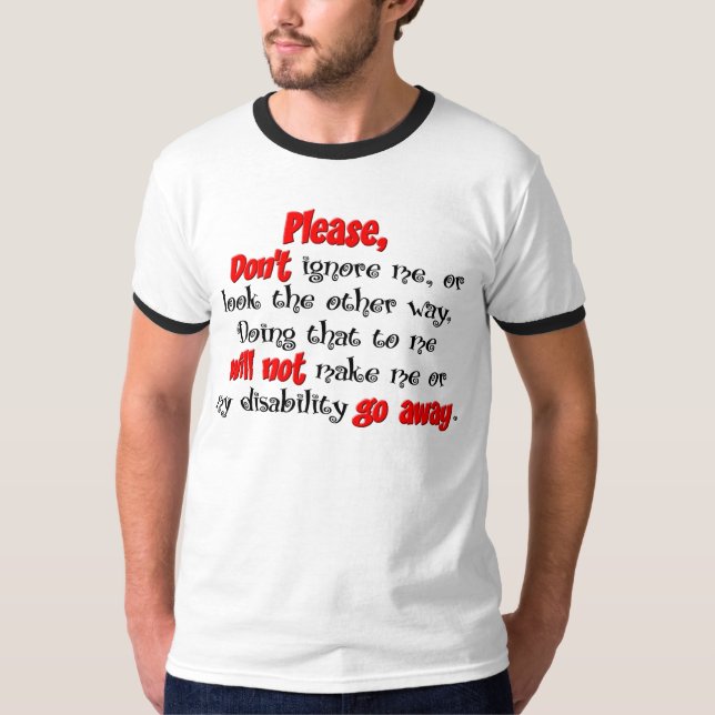 Ignorera Tee Shirt (Framsida)