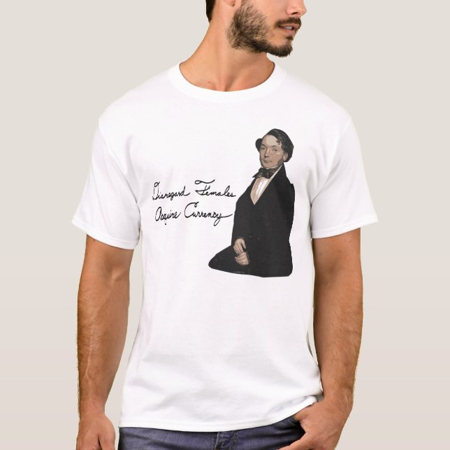 Ignorerandekvinnlig, får valuta tee shirt (Framsida)
