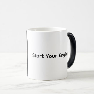 Ignorerar sportbilen "Starta motorn"-kaffe Mugg
