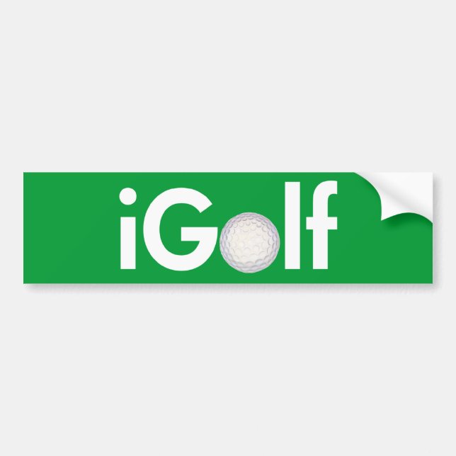 iGolf (boll) Bildekal (Framsidan)