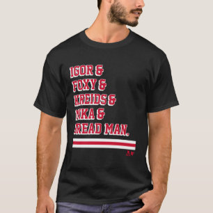Igor Foxy Kreids Mika Bread New York Hockey T Shirt