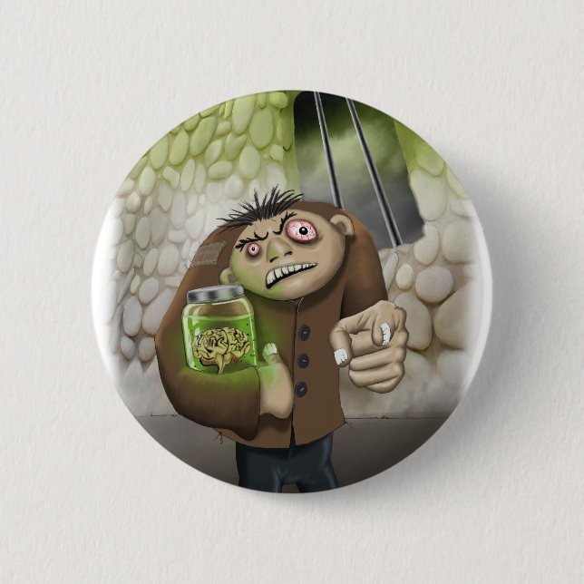 Igor har Brains Button Knapp (Framsida)