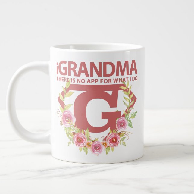 ’iGRANDMA’ 20oz Giant Coffee Mugg Jumbo Mugg (Vänster)