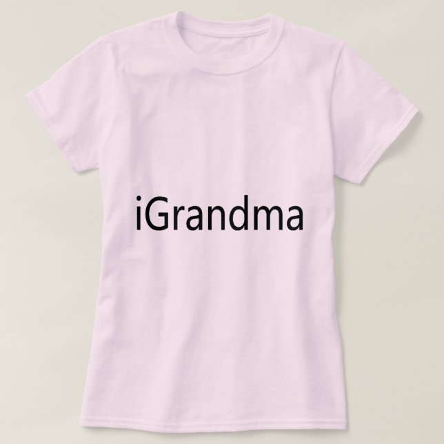 iGrandma T-shirt (Design framsida)