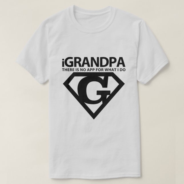 ’iGRANDPA’ T Shirt (Design framsida)