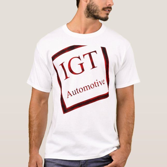 IGT-Frimärke svart T-shirt (Framsida)