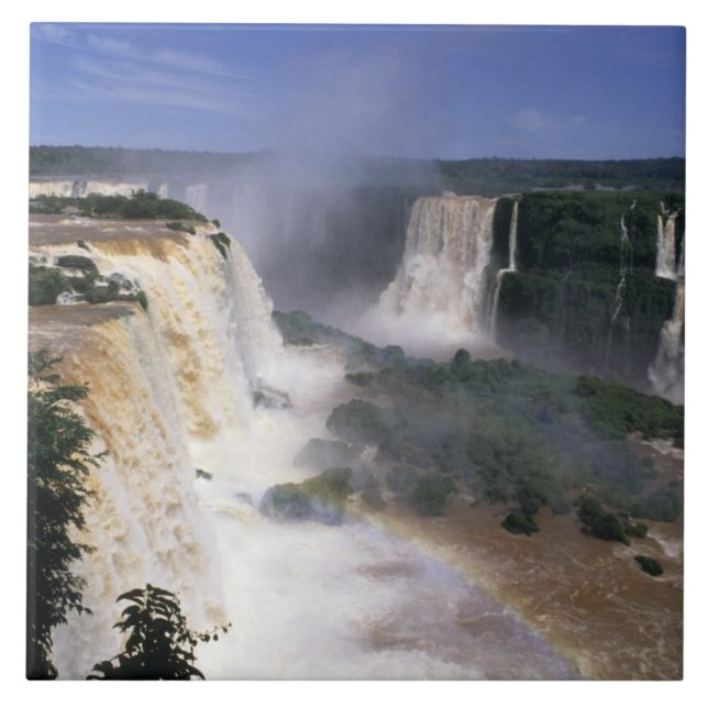 Iguacu-fallen, Brasilien Kakelplatta (Framsidan)