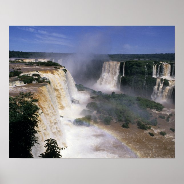 Iguacu-fallen, Brasilien Poster (Framsidan)