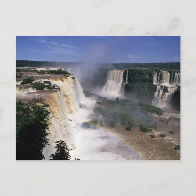 Iguacu-fallen, Brasilien Vykort (Framsida)