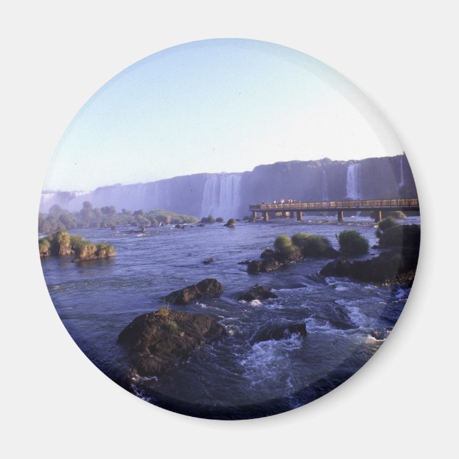 Iguacu Falls Brasilien och Argentina Magnet (Framsidan)