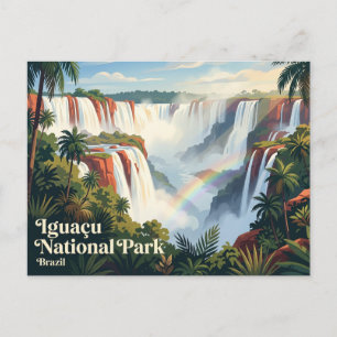 Iguaçu nationalpark Brasilien Vykort
