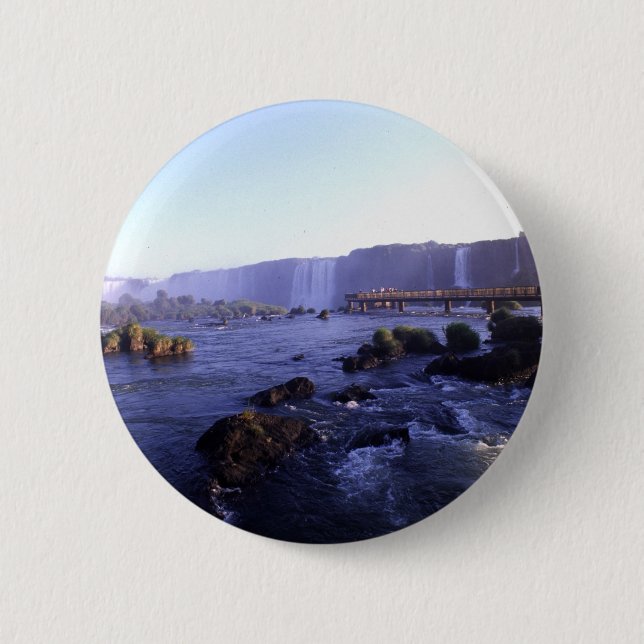 Iguacu nedgångar Brasilien och Argentina Knapp (Framsida)
