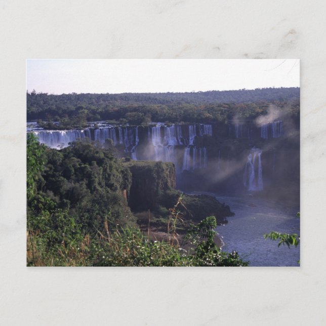 Iguacu Waterfalls, Brasilien och Argentina, vykort (Framsida)