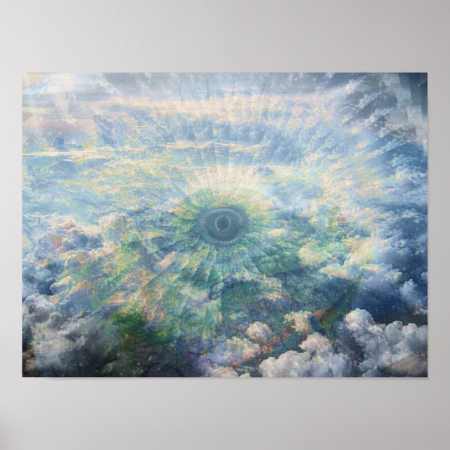 Iguana Abstrakt Poster (Framsidan)
