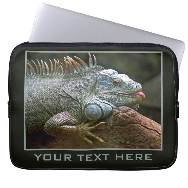 Iguana anpassningsbar laptop sleeve (Framsidan)