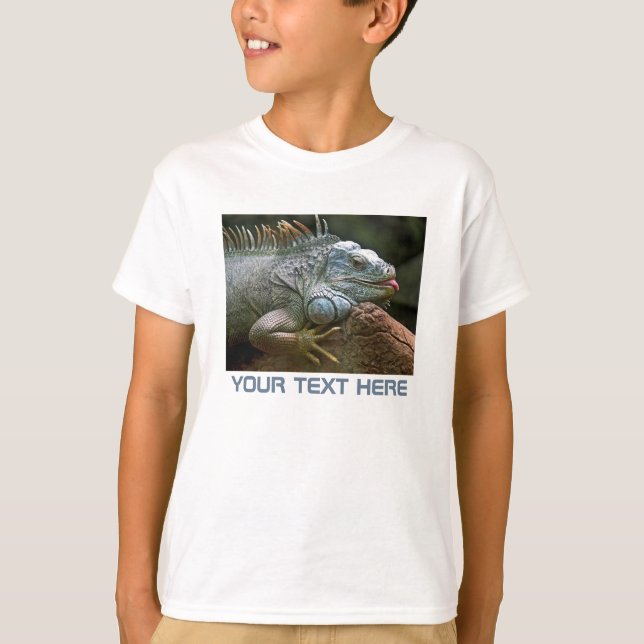 Iguana anpassningsbar shirts & jacka tee shirt (Framsida)