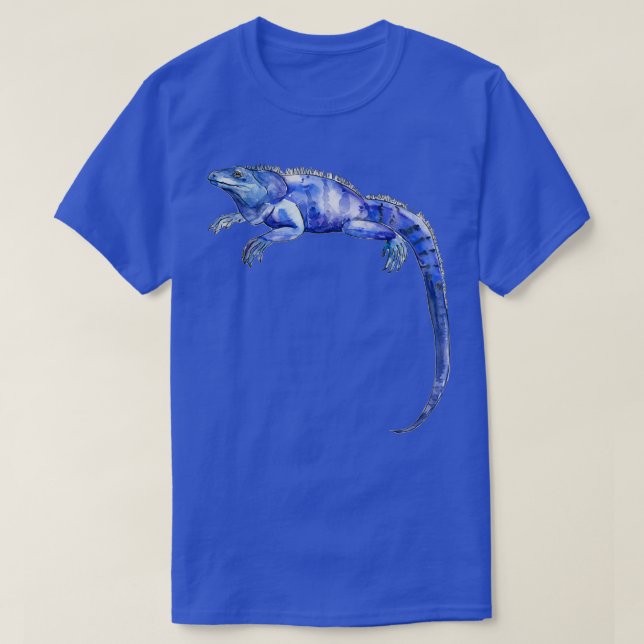 Iguana Azul Blue Iguana T Shirt (Design framsida)