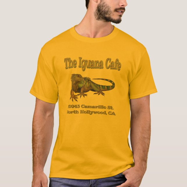 iguana-cafét tee shirt (Framsida)