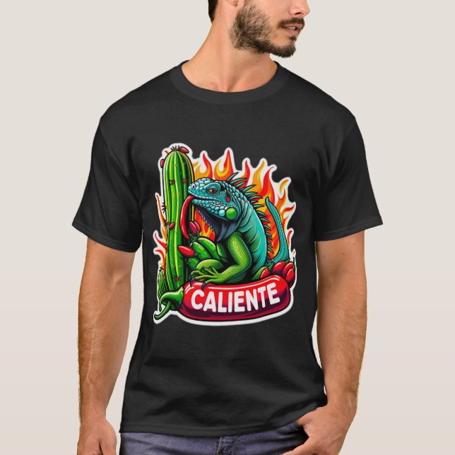 IGUANA CALIENTE 7 T SHIRT (Framsida)