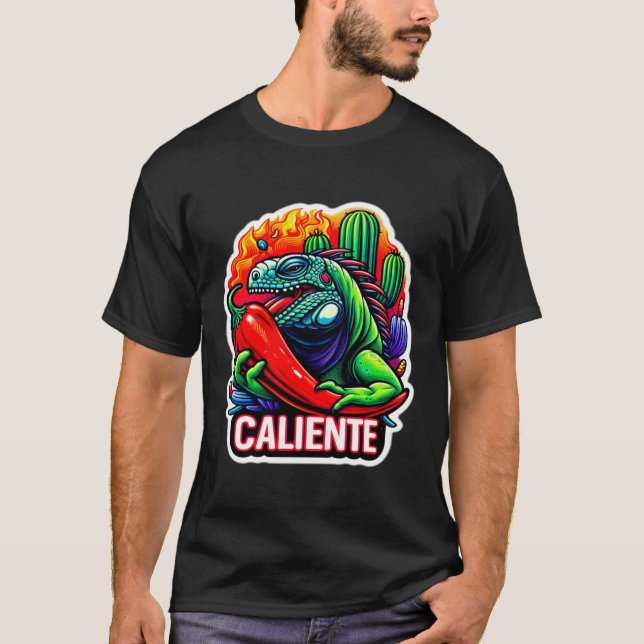 IGUANA CALIENTE 8 T SHIRT (Framsida)