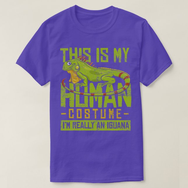 Iguana Costume T Shirt (Design framsida)