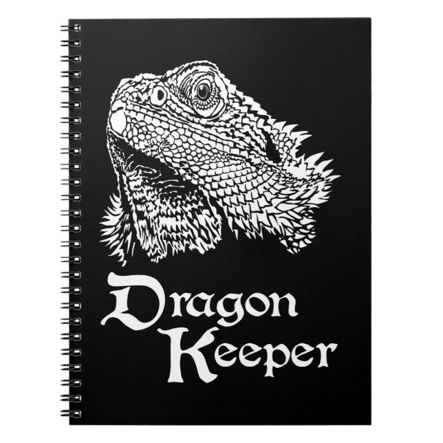 Iguana dragon keeper anteckningsbok (Framsidan)
