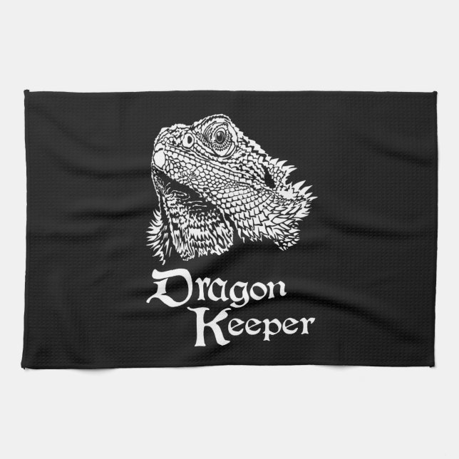 Iguana dragon keeper kökshandduk (Horisontell)