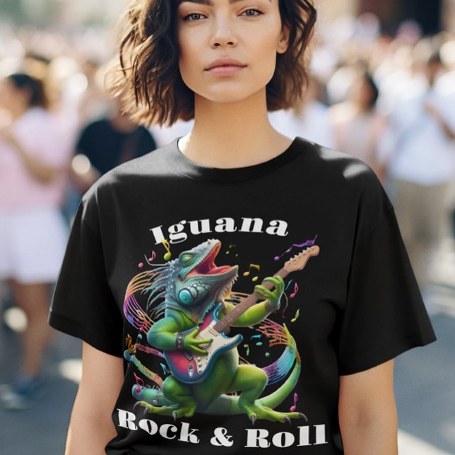 Iguana Dweller Sten & Roll T Shirt (Skapare uppladdad)