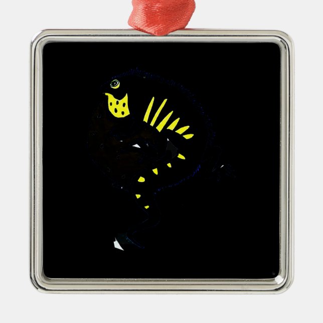 Iguana Facts Julgransprydnad Metall (Framsidan)